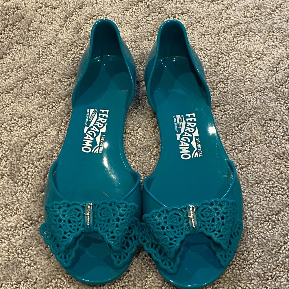 Ferragamo jelly sandals